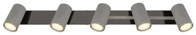 Globo 57911-5S - Faretto ROBBY 5xGU10/35W/230V grigio