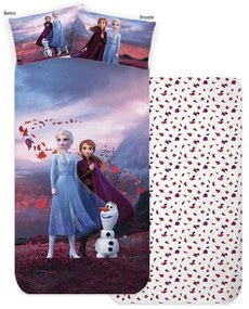 Completo letto singolo Frozen Disney in cotone