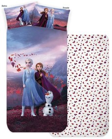 Completo letto singolo Frozen Disney in cotone  Colore Multicolor, Dimensioni e Misure Singolo