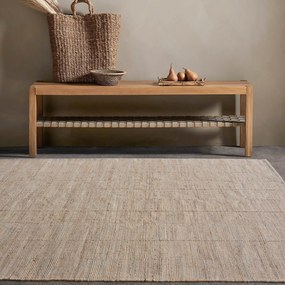 SALAMANCA - tappeto in lana avorio con decoro