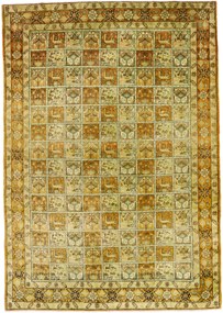 Ghom Tappeto 260 x 350 Marrone (Iran) Annodato A Mano