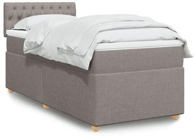 Giroletto A Molle Con Materasso Tortora 90x200 Cm İntessuto /