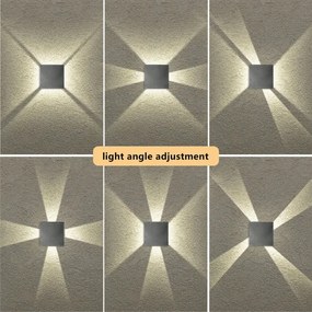 Brilagi - Applique LED da esterno QUADRAY LED/4W/230V antracite IP65