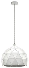 Lampadario Design Roccaforte bianco E27 Ø40cm EGLO