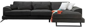 Divano angolare grigio scuro (angolo destro) Frido - Balcab Home