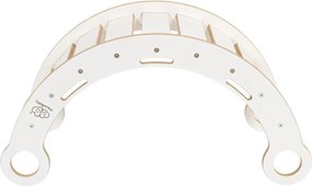 Arco a dondolo montessori bianco/beige in pino massiccio 39x75x38 cm Montessori – Meowbaby