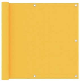 Paravento Balcone Giallo 90x600 Cm Tessuto Oxford /