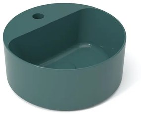 Lavabo da appoggio OLYMPIA CERAMICA tondo in ceramica multicolore