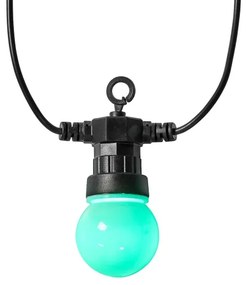 Nedis WIFILP03C20 - Catena decorativa LED RGB 20xLED/8 funzioni 13m IP65 Wi-Fi Tuya