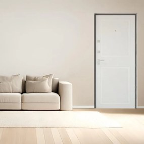 Pannello per porta blindata Style laccato bianco L 95  x H 213 cm, Sp 4 mm