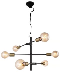 Nordlux - Lampadario a sospensione con cavo JOSEFINE 6xE27/25W/230V
