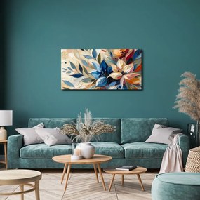 Quadro su tela – Composizione floreale astratta
