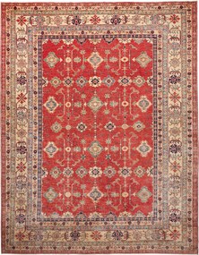 Kazak Tappeto orientale 270x350 Rosso (Pakistan) Annodato A Mano
