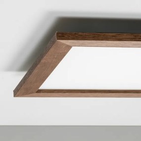 Brilagi -Plafoniera LED SLIMFRAME WOOD LED/36W/230V 49,5x49,5 cm marrone scuro