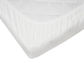 EKO - Telo impermeabile con elastico JERSEY 120x60 cm bianco