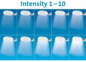 Extol - Lampada da tavolo LED dimmerabile con una lente d'ingrandimento LED/8W/5V 2900/4500/7500K bianco