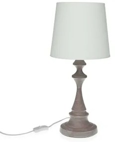 Lampada da tavolo Versa Gene Argentata 23 x 49 cm Metallo