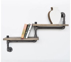 Mensola da parete BORURAF 35x75 cm abete