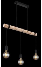 Globo 15539-3H - Lampadario su corda GREGOR 3xE27/60W/230V