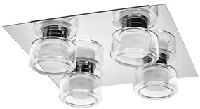 Ledvance -Plafoniera LED da bagno ORBIS FLAME 4xLED/5,5W/230V IP44 cromo