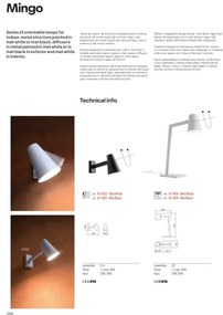 Redo 01-1556 - Lampada da terra MINGO 1xE27/42W/230V bianca