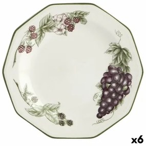 Piatto da Dolce Churchill Victorian Ceramica servizio di piatti (Ø 20,5 cm) (6 Unità)