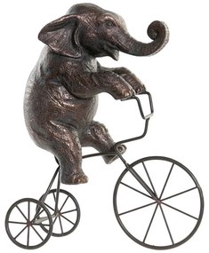 Statua Decorativa DKD Home Decor Metallo Resina Elefant (30 x 12 x 37 cm)