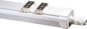 Plafoniera LED 18W 60cm IP65 con LED SAMSUNG - No Flickering Colore Bianco Naturale 4.000K