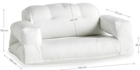 Divano letto bianco per esterni Design OUT™ Bianco Hippo - Karup Design