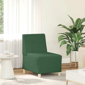 Divano Sedia Verde Giungla 55 Cm Tessuto Di Velluto A Coste /