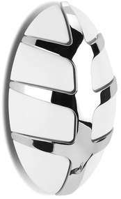 Gancio da parete bianco/color argento lucido in plastica Bug – Spinder Design