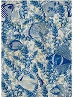 Mindthegap Carta da parati Aquarium - Indigo/ Taupe