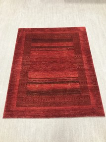 Loribaft Tappeto persiano 160 x 190 Rosso (Iran) Annodato A Mano