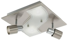 Eglo 96398 - Faretto LED DIRUS 2xGU10/3,3W+2xLED/3,3W