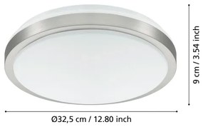 Eglo 96033 - Plafoniera LED COMPETA 1 LED/22W/230V