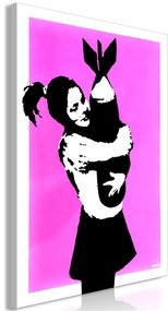 Quadro Bomb Hugger (1 Part) Vertical  Colore Rosa, Dimensioni e Misure 60x90