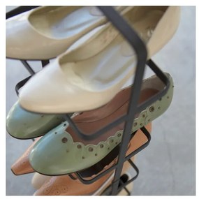 Scarpiera alta nera in metallo Tower Shoe Rack - YAMAZAKI