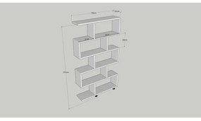 Libreria ELIF 156x90 cm marrone
