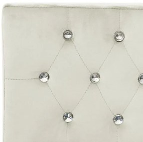 Panca 110 cm in Velluto Bianco Crema