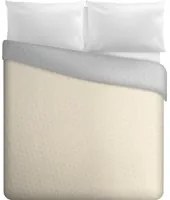 Trapuntino matrimoniale double face beige grigio