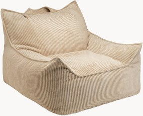Pouf sacco per bambini in velluto a coste Club