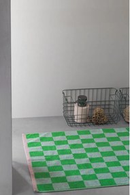 Tappetino da bagno in cotone organico verde 50x80 cm Retro - Mette Ditmer Denmark