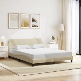 Giroletto Senza Materasso Crema 160x200 Cm İn Tessuto /