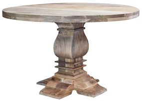 ZAFFIRO  - tavolo rotondo in legno massiccio