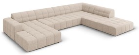 Divano angolare beige (angolo destro/"U") Chicago - Cosmopolitan Design