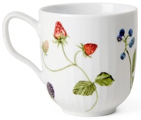 Tazza bianca in porcellana con motivo floreale 330 ml Hammershøi Summer - Kähler Design
