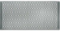 Tappeto Esterno Verde Sintetico 90 x 150 cm Diamante Motivo Geometrico Ecologico Moderno Minimalista