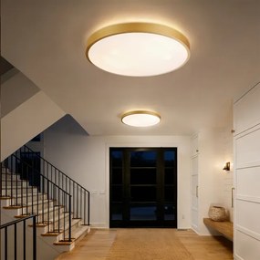 Brilagi - Lampada LED dimmerabile GLASS POOL DOUBLE LED/80W/230V 60 cm dorata + telecomando