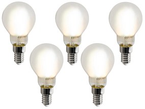 Set di 5 Lampadine LED Smart E14 P45 Opaco 4.2W 470lm 2700-6500K