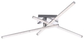 Leuchten Direkt 11293-17 - Lampadario LED da superficie SIMON 3xLED/5W/230V cromo luminoso